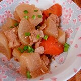 旬が美味！大根と鶏のピリ辛煮